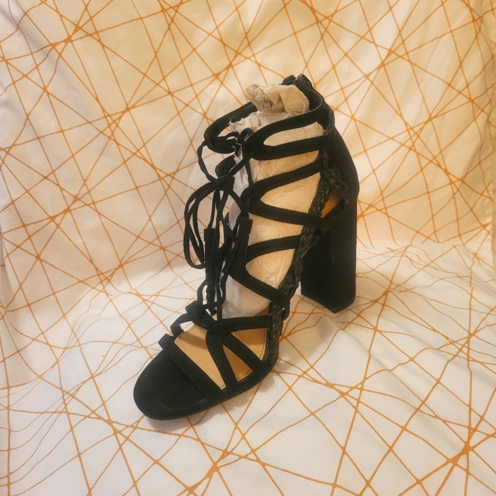 👠 Jessica Simpson Sexy Block Heel Sandal Straps